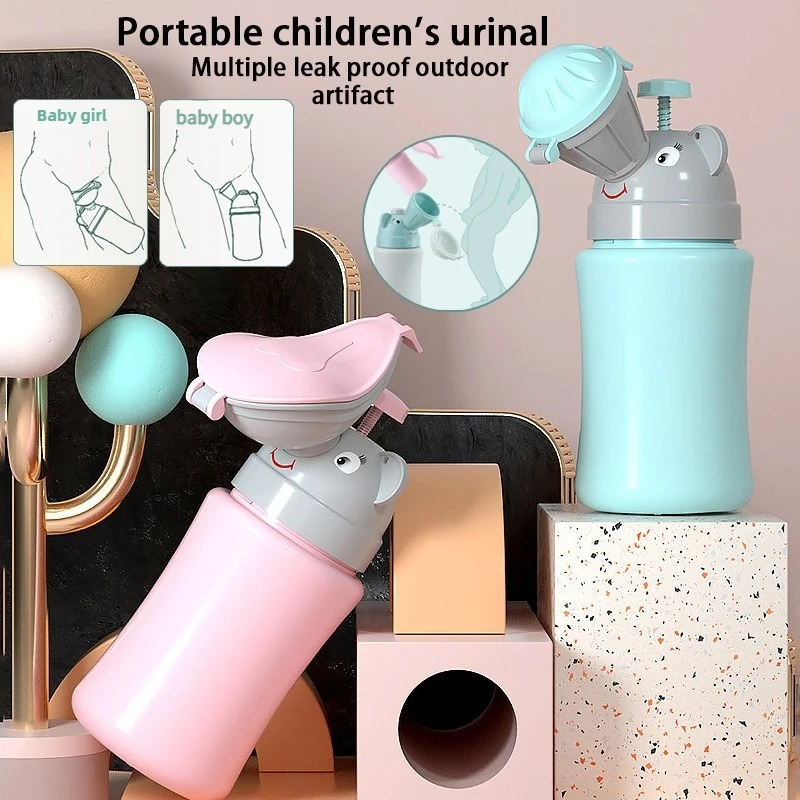 Heißer verkauf tragbare auslaufsichere kinder urinal auto urinal urinal nacht topf tragbare wc baby wc männlichen und weiblichen urinal