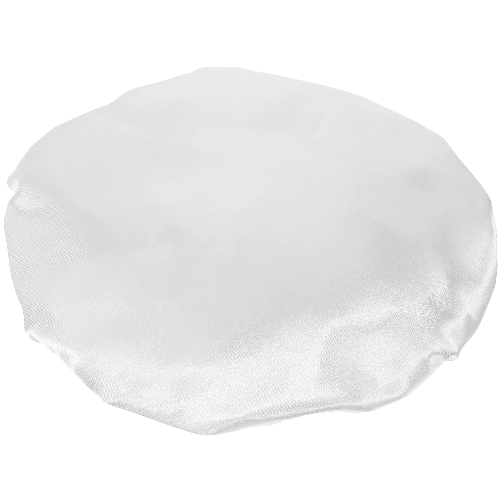 

Shower Cap Waterproof Large Elastic Women Satin Lined Soft Lightweight Hair Cover Bath Reusable Shower Bonnet Hair Cap
