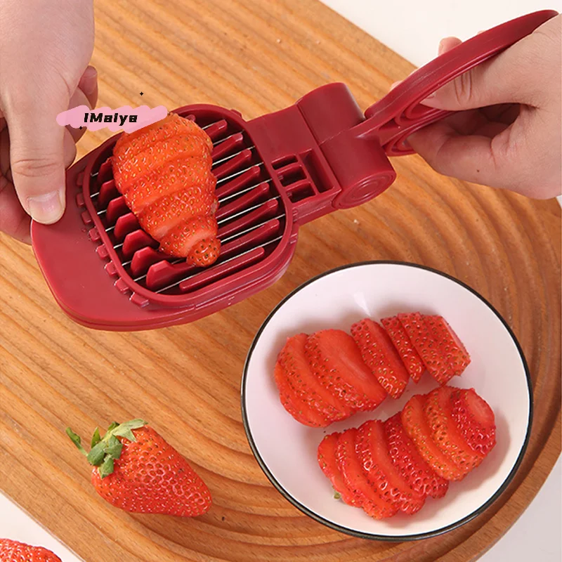M-Fruit Slicer, Strawberry, Banana, Kiwi Cutter, Egg Slicer For Hard Boiled Eggs, For Fruit Sausages, Cucumbers, Mushroom Cutter - view 4
