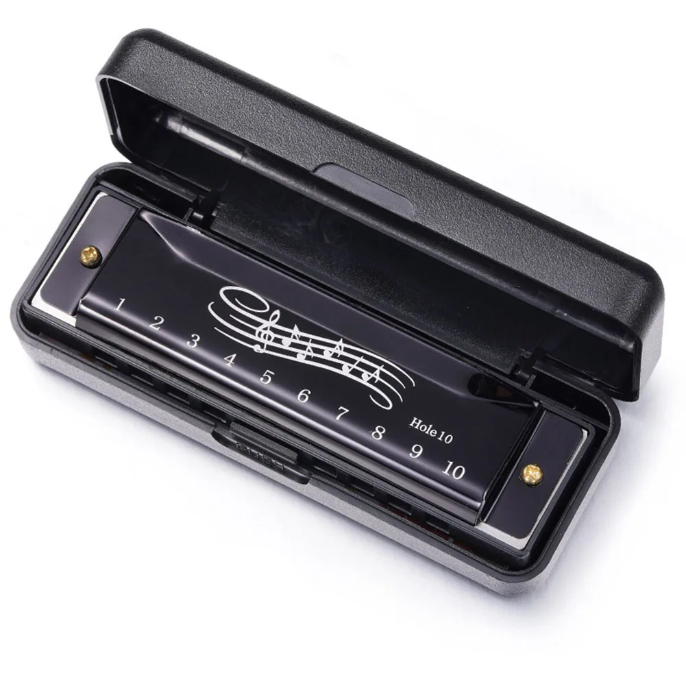 Blues Harmonica Harmonica Musical Instruments Folk World Kids’ Musical Toy WIDELY SPACED NOTES 10 HOLE HARMONICA