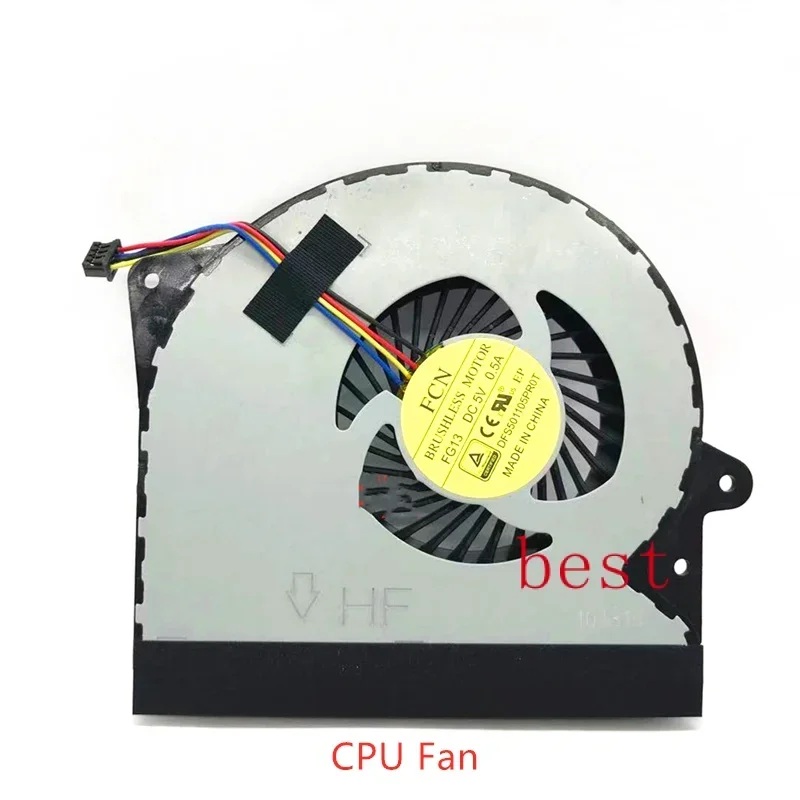 New Original Laptop CPU GPU Cooling Fan For ASUS G751 G751J G751M G751JT G751JY JL Fan FG13 DFS501105PR0T FG15DFS561405PL0T DC5V