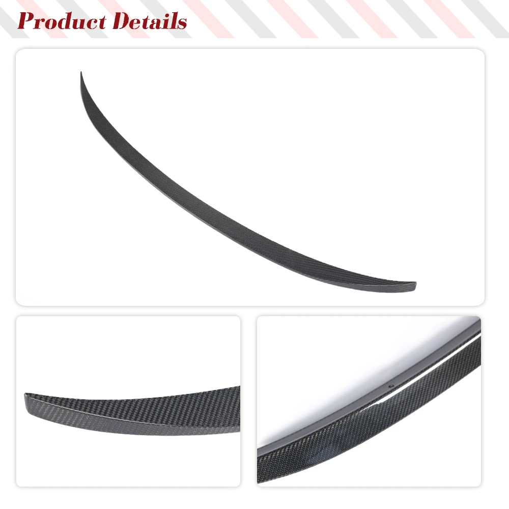 

Car Rear Middle Spoiler Lip for BMW X7 G07 2019-2024 Car Rear Raing Body Kits Trunk Boot Wing Spoiler Auto Parts Carbon Fiber