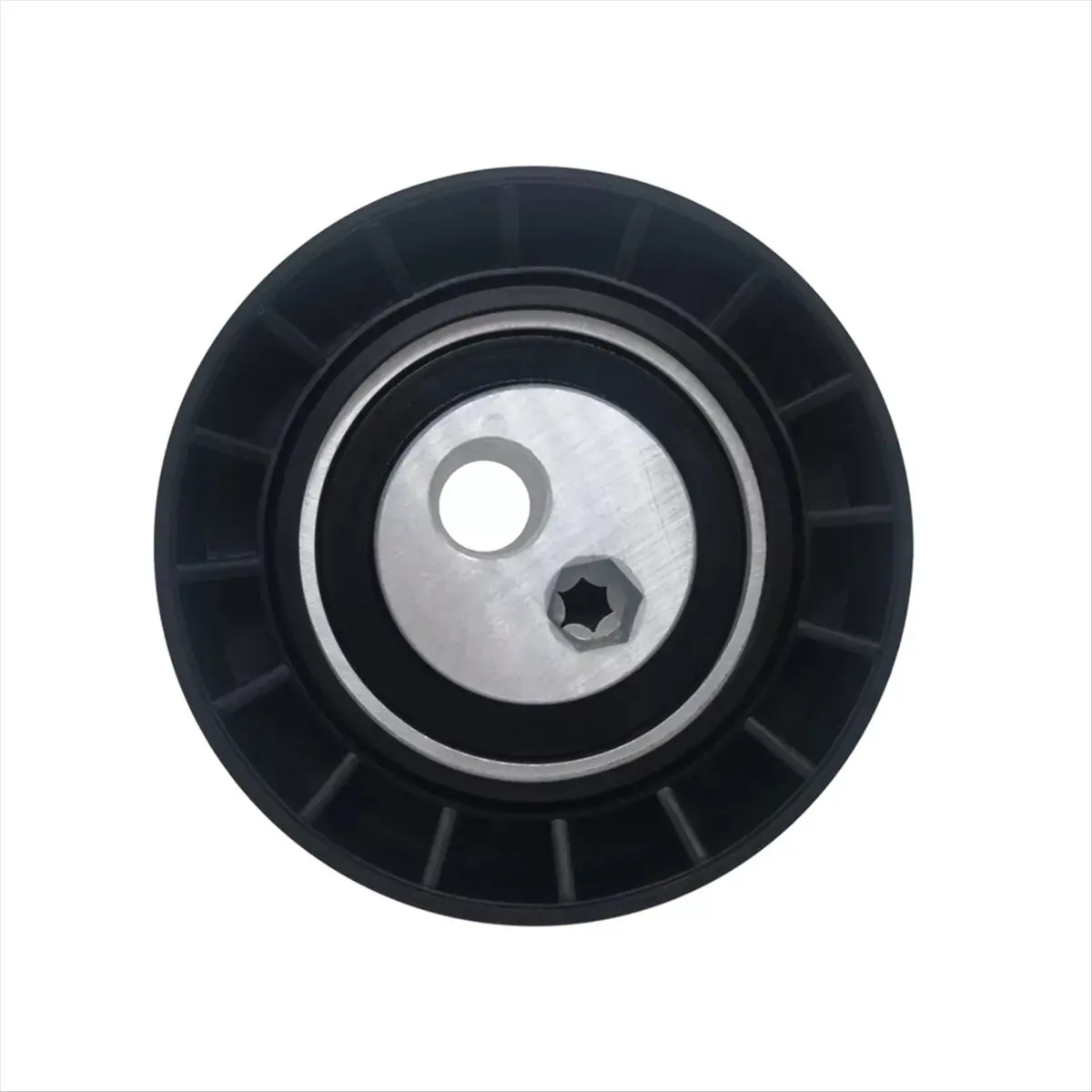 #63O Automotive Parts & Accessories,861563 Belt Tension Pulley for Volvo (Black & Silver)