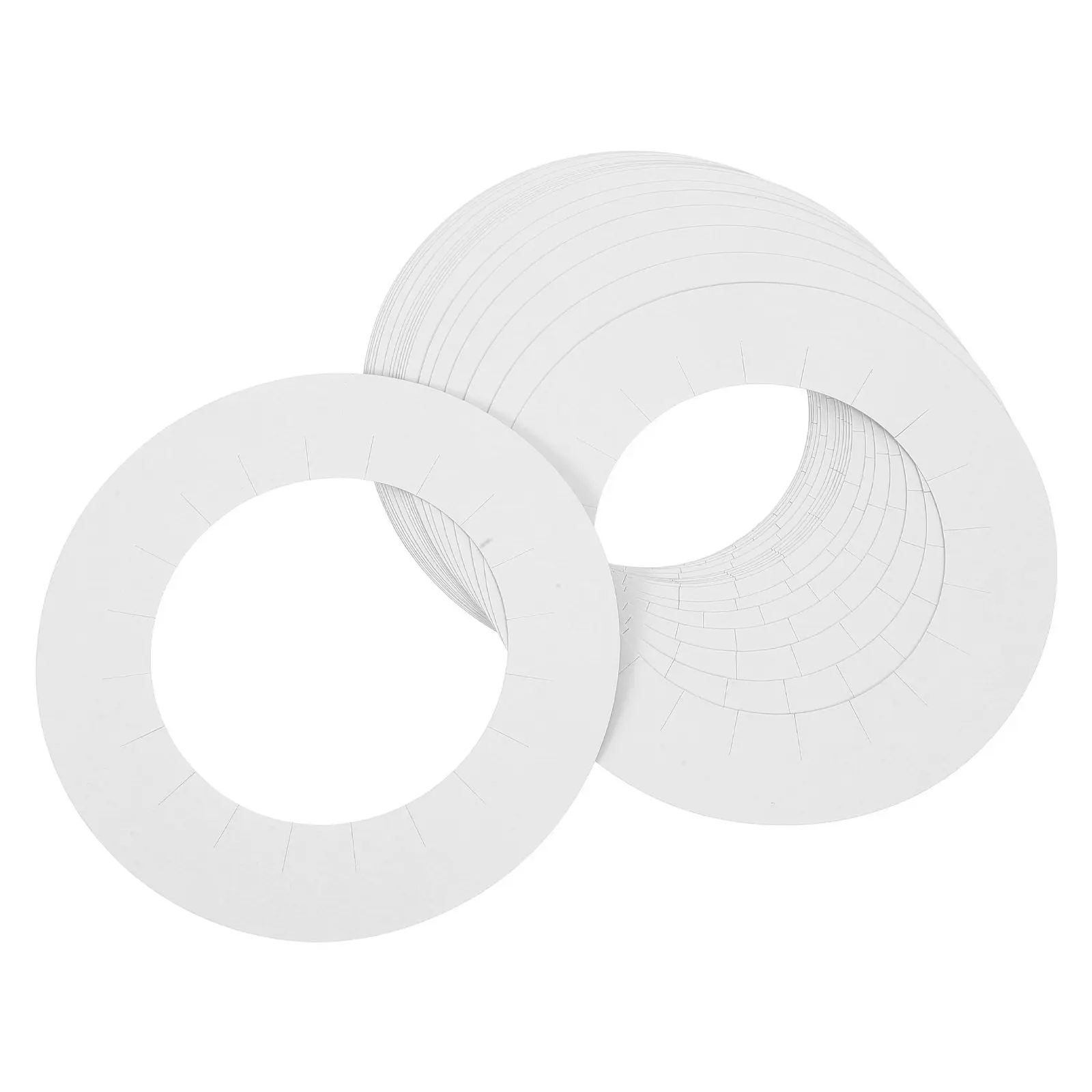 

20Pcs Wax Machine Protective Pads Disposable Paper Mats Serrated Anti-Drip Collars Rings for Wax Warmer Hair Removal Waxing