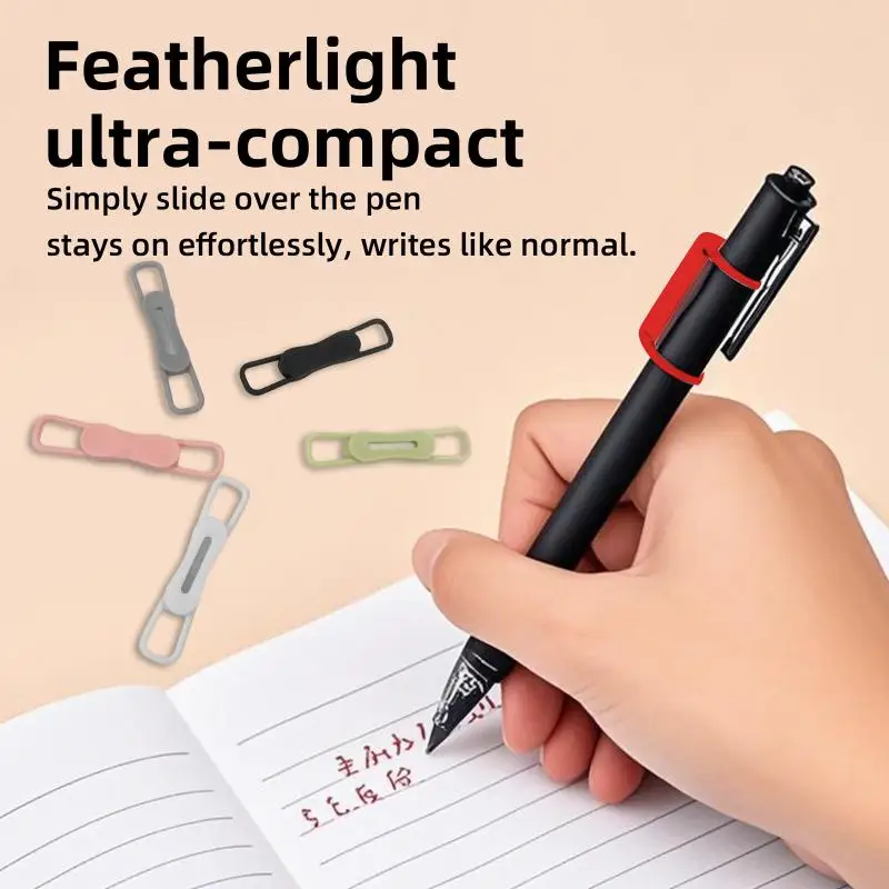 2/3/6Pcs Magnetic Multifunction Silicone Adjustable Pen Stand Tablet Fixed Touch Pen Clips For Office Accessories Organizer