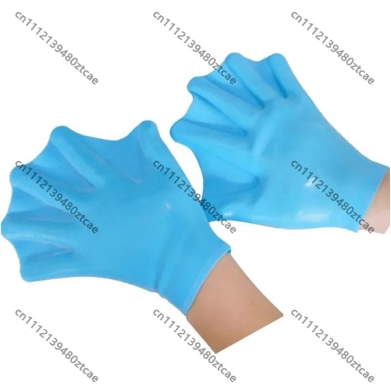 

100% Silicone Diving Webbed Gloves Adult Kids Swimming Training Frog Palm Swimming Aid
