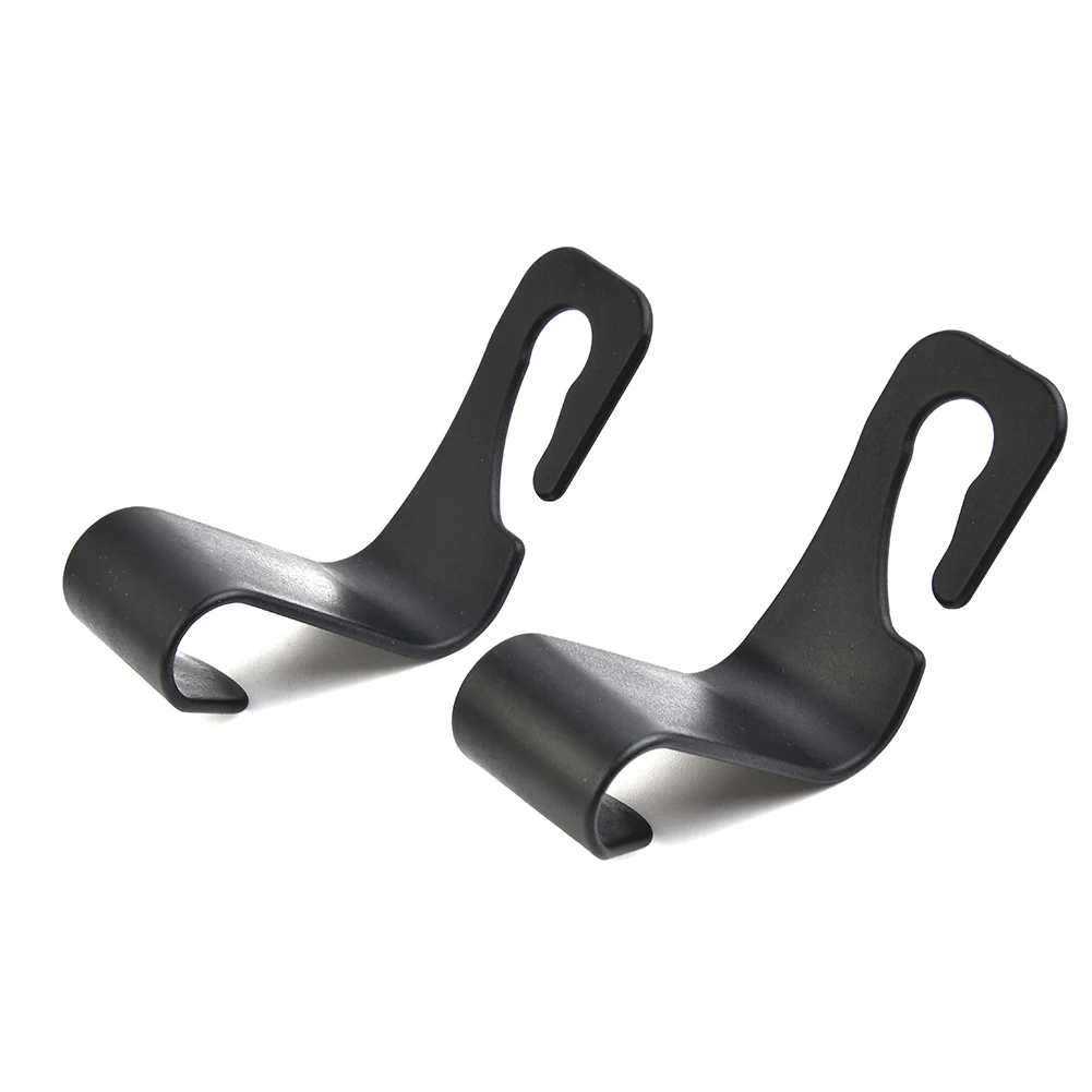 4pcs Car Seat Headrest Hooks Back Seat Bag Handbag Hooks Plastic Headrest Hanger Storage Groceries Organizer Holder Clothes Coat
