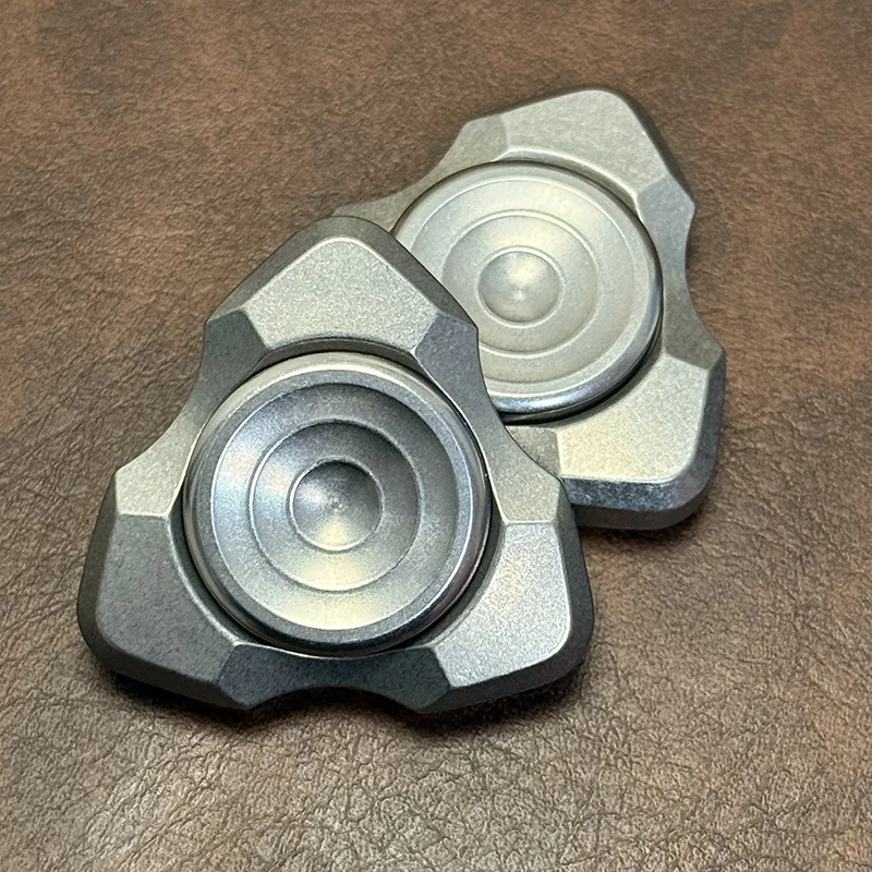 Novel EDC Fidget Spinner Stainless Steel Metal Fidget Toy Fingertip Gyroscope Decompression Toys ADHD Concentrate Tool
