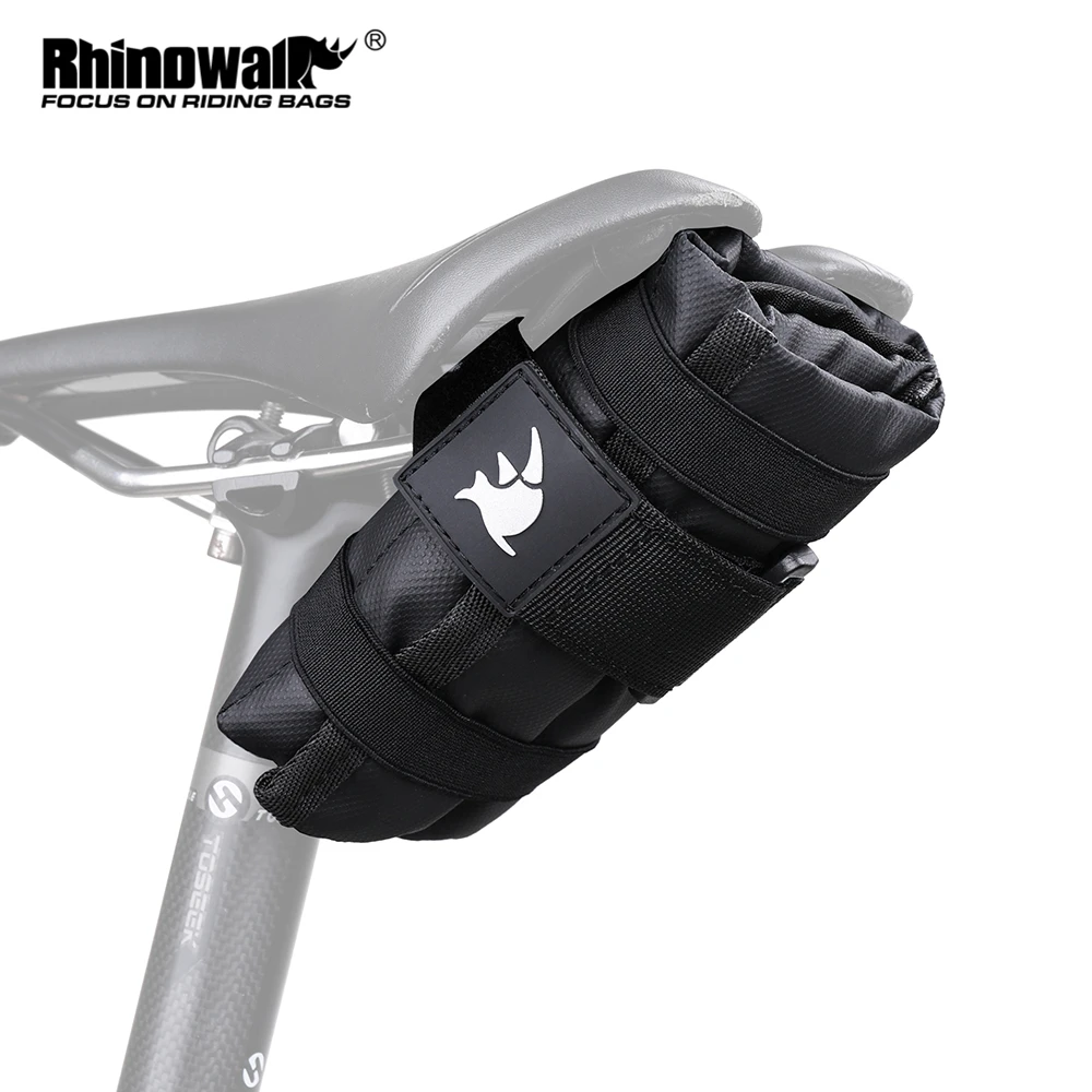 Rhinowalk Bicycle Tool Bag Bike Toolkit Tail Case Storage Pack Back Seat Bag Accessory Package Cycling Frame Pack Repair