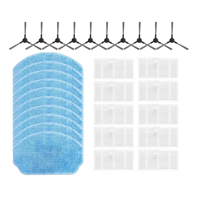 

A07F-For Conga 999 Origin X-Treme Robot Vacuum Cleaner Side Brush Hepa Filter Mop Cloths Spare Parts Accessories Parts
