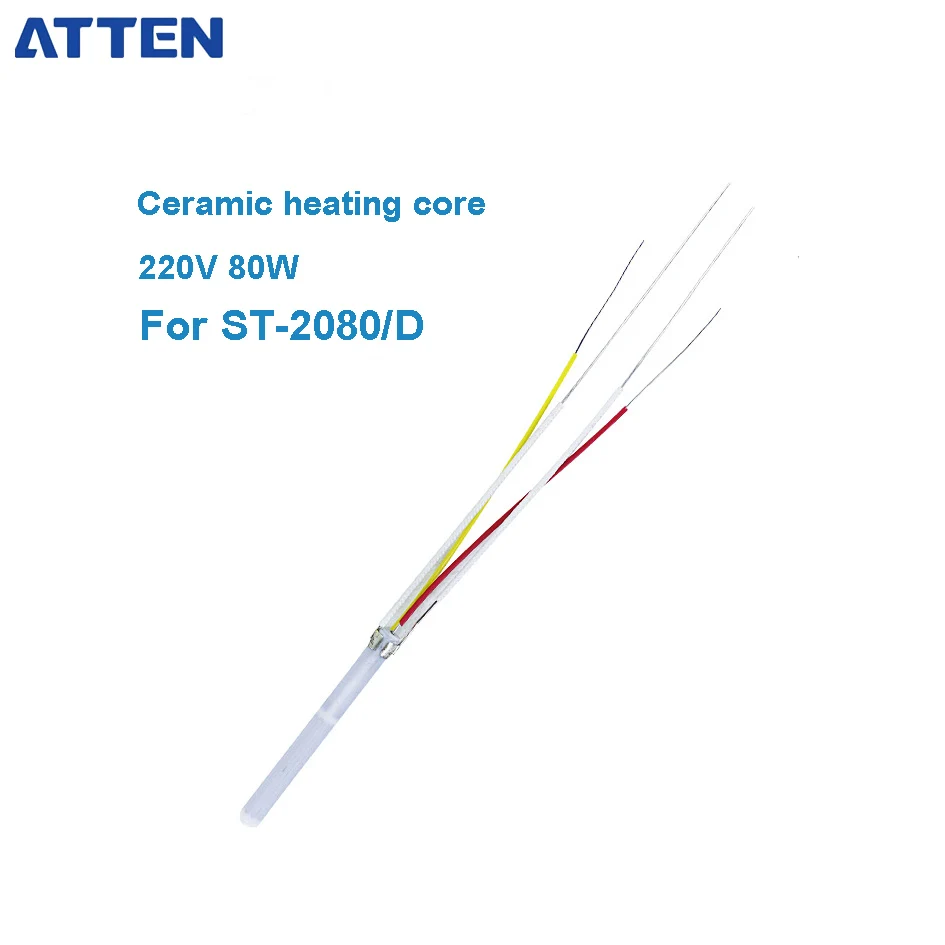 Imagem -03 - Atten St2080d St2080 St-2150d St2150 Sa50 Ferro de Solda 4-core Elemento de Aquecimento Aquecedor Cerâmico 50w 65w 80w 150w 220v