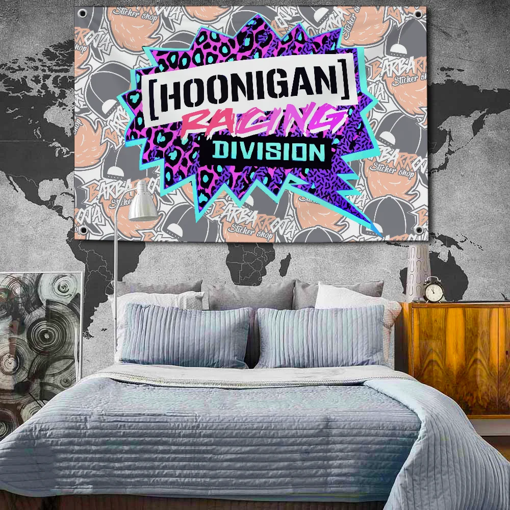 A-HOONIGAN Flag Hanging Flags 2×3ft 3×5ft Banner for Garage Wall Tapestry Curtain Rcing Flag 90x150cm Banner for Garage Bar Home