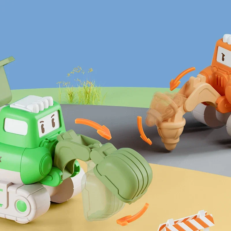 Criança dos desenhos animados carro de brinquedo mini imprensa ir veículos inércia puxar para trás carros crianças educação rastejando para crianças meninos