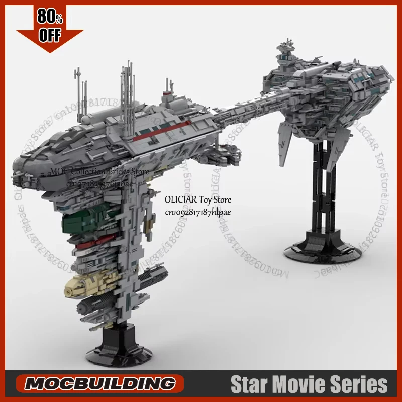 UCS Movie Model Nebulon B MOC Frigate Building Blocks Destroyer Technology Bricks Model DIY Assembly Collection Toys Kids Gifts