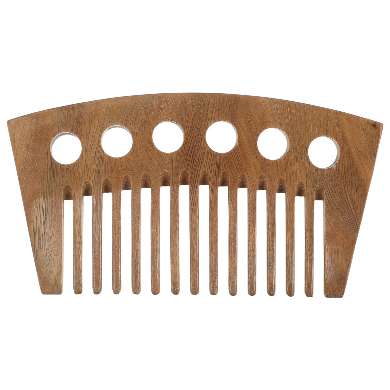 

Расческа из сандалового дерева с широкими зубьями, прочная расческа из натурального дерева для вьющихся волос, антистатическая массажная расческа, деревянная щетка для волос