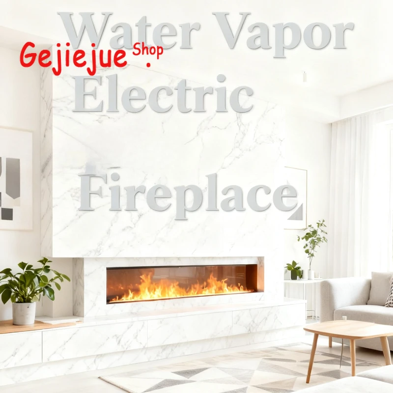 

Stylish TV Stand Fireplace with Mist & Sound Effects Low Energy Fireplace Efficient for Winter, Saves Money,Safe for Kids/Pets