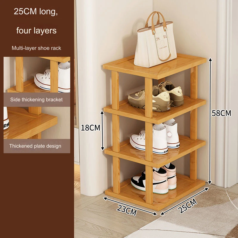 Simple Shoe Rack Removable Multi Layer Shoe Organizer Wooden Moisture Proof Environment Shoe Cabinet Storage Shelf Shoe-shelf