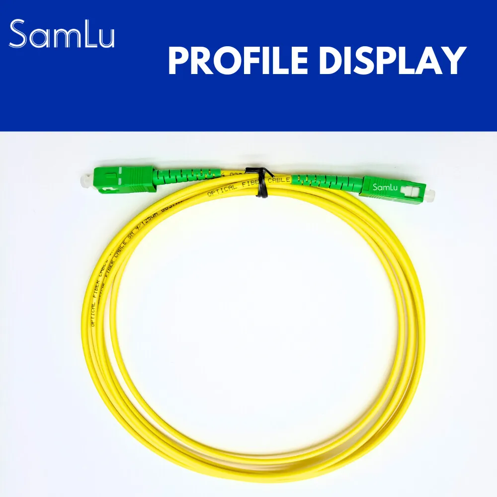 10 قطعة 3.0 مللي متر كابل الألياف الضوئية SC APC الألياف البصرية التصحيح الحبل SM وضع واحد الألياف البصرية كابل التصحيح الألياف البصرية البلوز #6