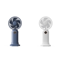 Portable Handheld Fan USB Mini Fan Rechargeable Digital Display Lazy Air Cooler Fan For Outdoor Home Office