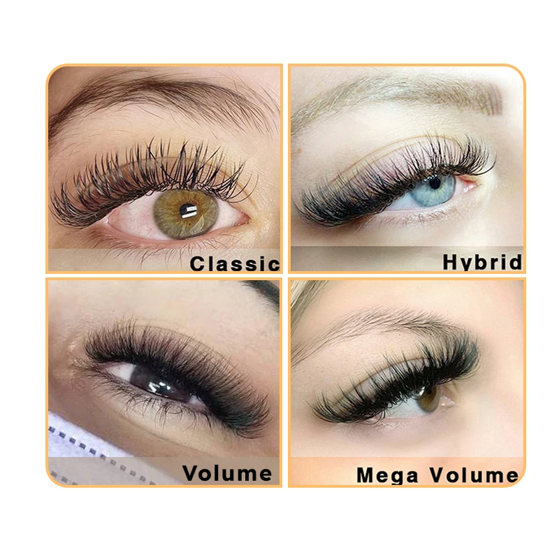 12 Rijen Faux Lash Individuele Valse Wimpers Professionals Zijde Natuurlijke Russische Volume Klassieke Wimper Verlenging Benodigdheden