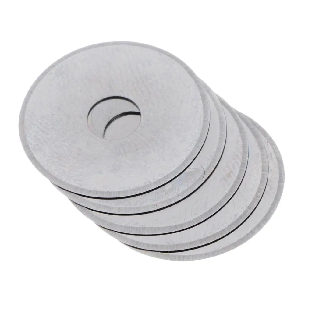 5pcs 18mm Circular Rotary Cutter Replacement for Leather /Cloth/Paper