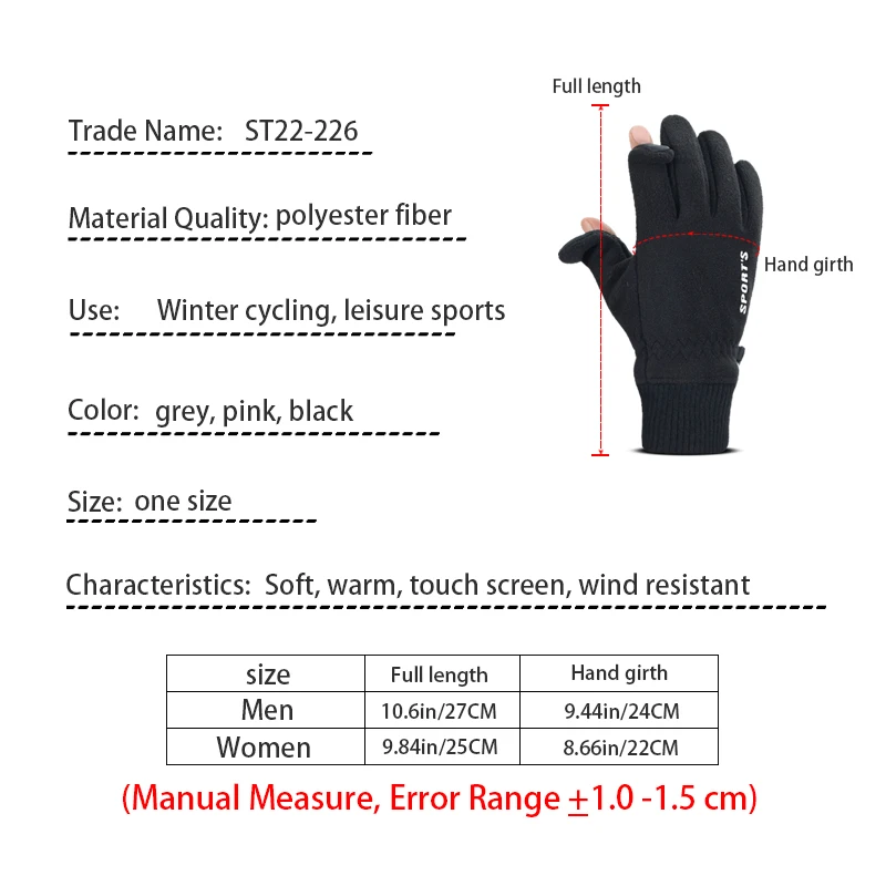 Gloves For Cold Weather Men,Thermal Winter Gloves With Touchscreen Fingers,Warm Gloves For Women