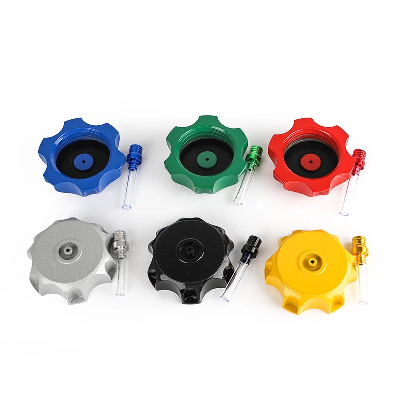 Motorcycle 50mm CNC Gas Fuel Tank Cap With Vent Cap For KTM Suzuki Beta Honda GASGAS Husqvarna Yamaha Dirt Bikes Breather Vent