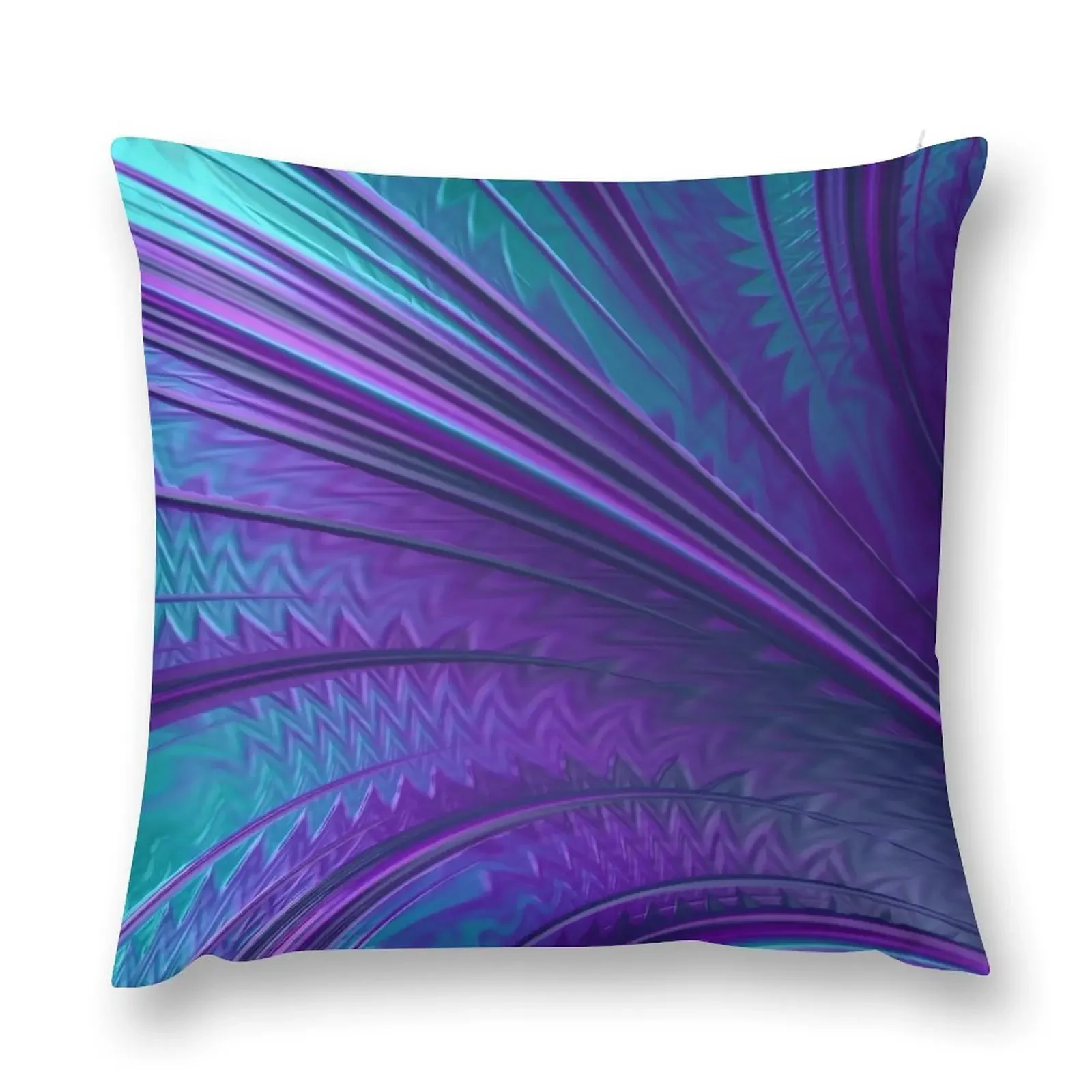 Abstract in Blue and Purple Throw Pillow Luxury Living Room Decorative Cushions Pillows Aesthetic pillow