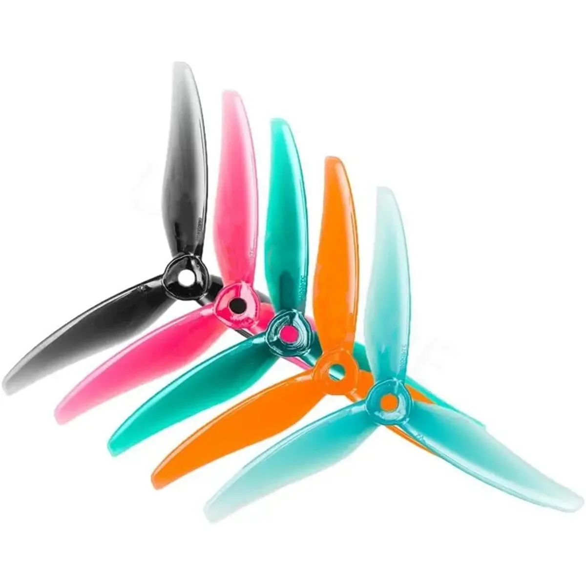 24PCS 51466 V2 FPV Propeller 5inch 3 Blade Propeller Drones Propeller for FPV RC Racing Drone Green