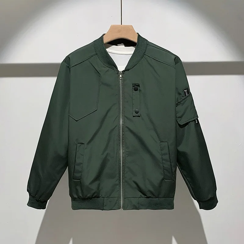 ملابس رجالية معطف الربيع والخريف الرجال جواكت شتوية رجل مبيعات السترات الحرم الجامعي زي بيسبول رجالي سترة واقية معاطف #6