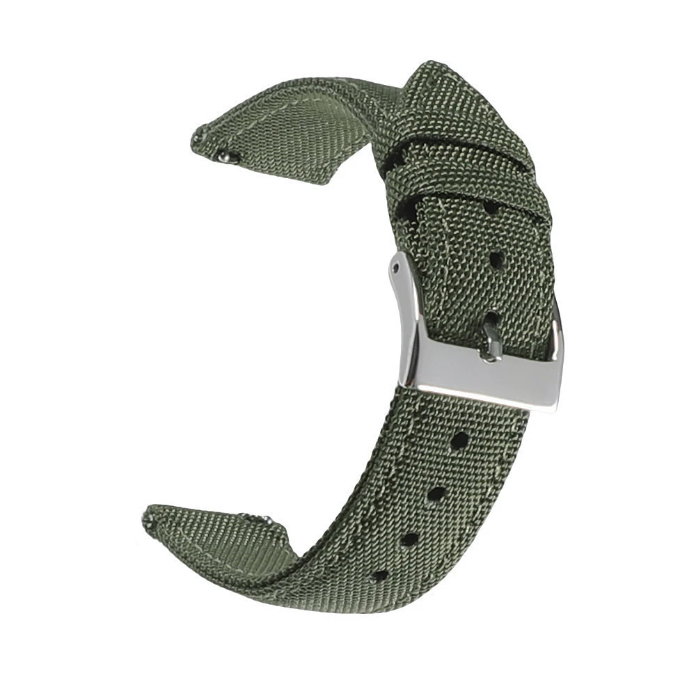 Premium-Uhrenarmband aus Segeltuch, wasserdicht, langlebig, Nylon-Uhrenarmband, 18 mm, 19 mm, 20 mm, 21 mm, 22 mm, 24 mm, Schnellverschluss-Sportarmband für Herren