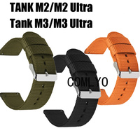 For KOSPET TANK M2 M3 ULTRA SMART WATCH Strap Band Nylon Canva Wristband Belt 22MM