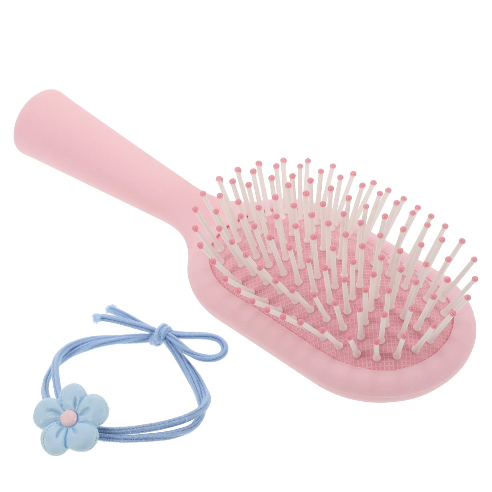 

Massage Comb Pink Cartoon Balloon Hair Brush for Women Detangling Styling Tool Thin Hair Friendly Comfortable Use Sturdy