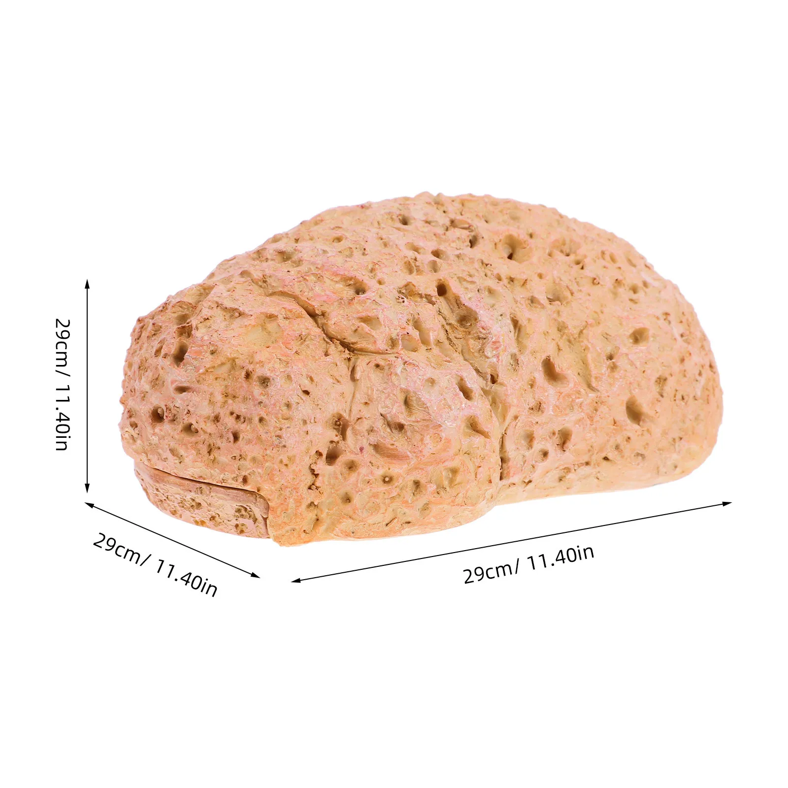 وهمية روك مفتاح المخفي في الهواء الطلق المخفية حجر مفتاح حامل الراتنج مقاوم للماء حديقة ديكور سر آمن تخزين المخففات في الخارج #5