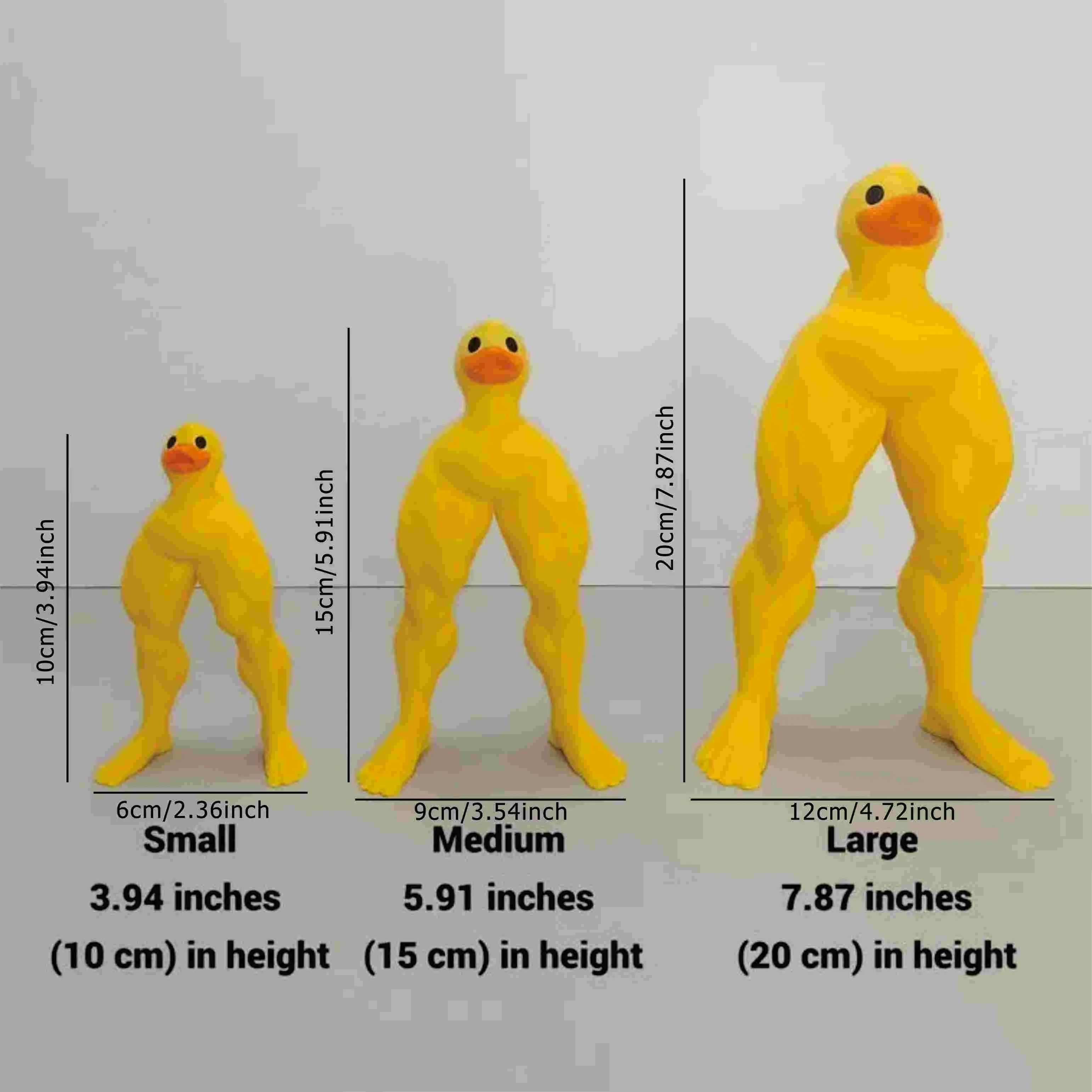 قطعة واحدة من بطة الأرجل العضلية، وزخارف سطح المكتب الإبداعية جدًا، وديكور وحدة التحكم المركزية للسيارة، وما إلى ذلك. اكسسوارات ديكور السيارات #6