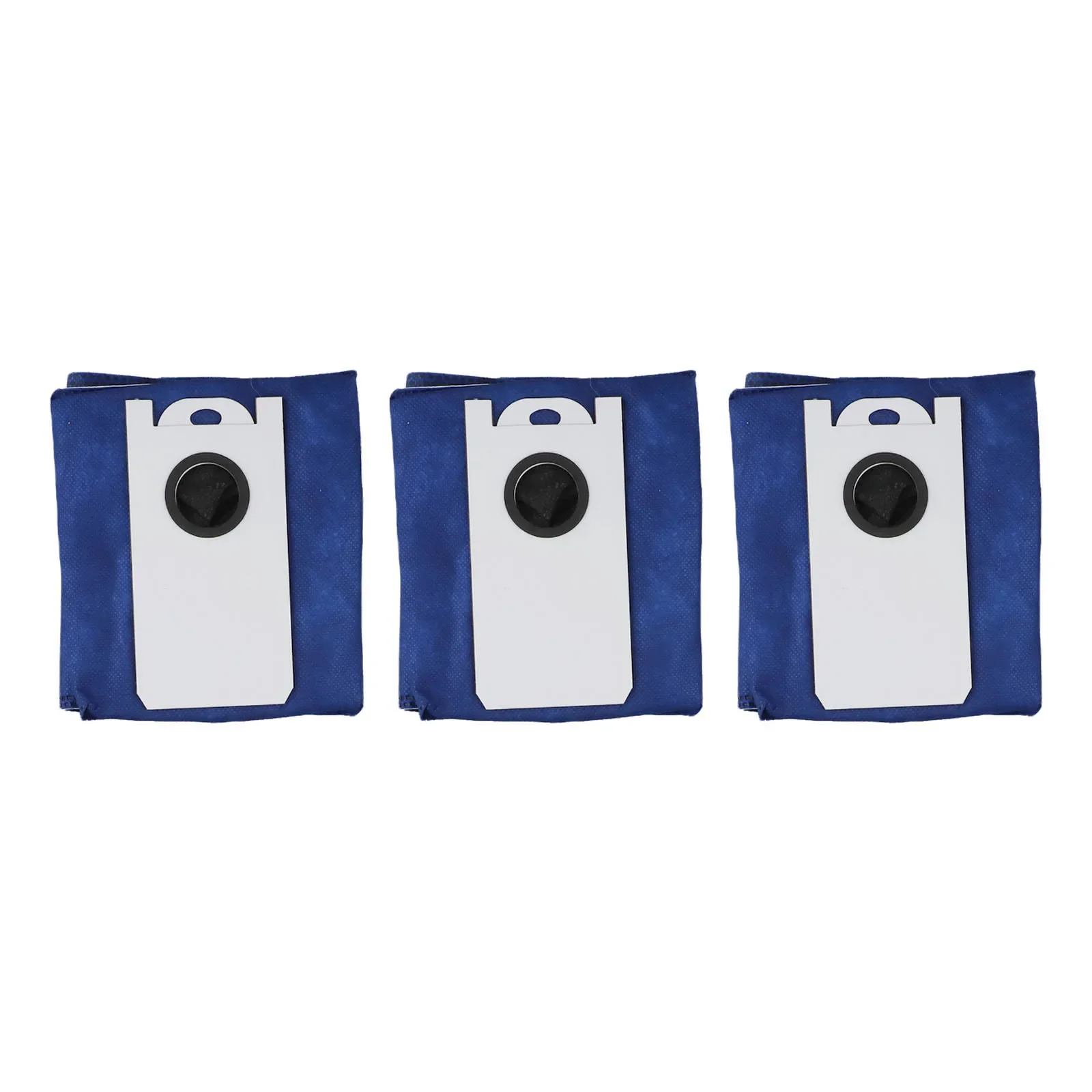 

For Bobsweep RC400 Dustin Orb-i Compatible Dust Bags 4.6L Self-Emptying Vacuum Cleaner Replacement Bags White Black 3/5 Pack