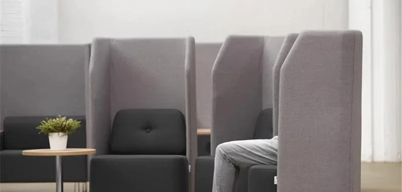 Modern simple lounge area, card seat, leisure business meeting, private negotiation area, sofa
