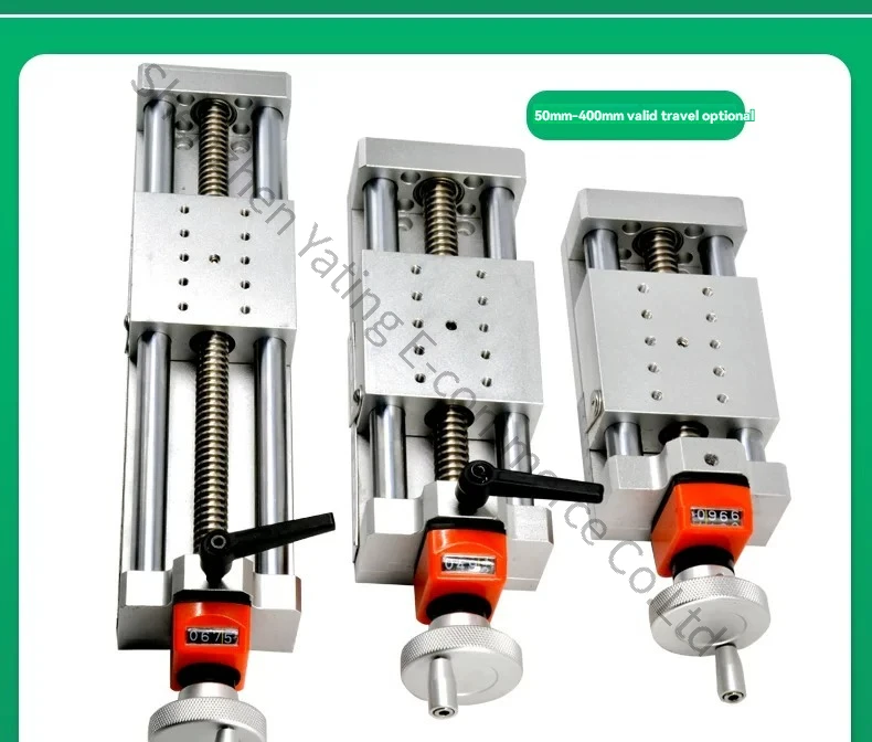 Miniature Hand Crank T-screw Tr1604 Linear Cross Sliding Table Module with Graduated Displacer with Self-locking