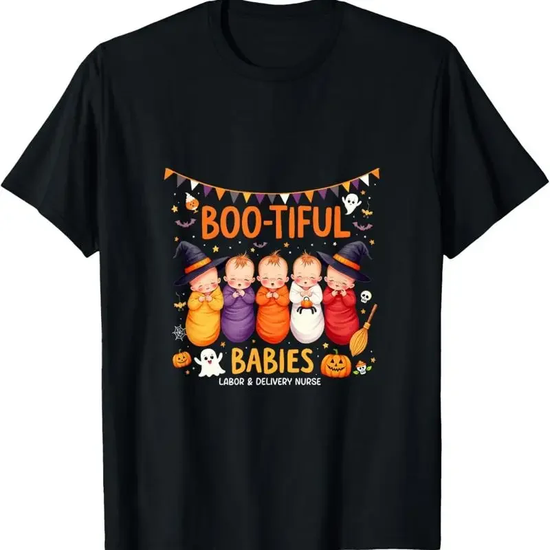 Boo Tiful Babies Labor Delivery Nurse Halloween Nursing T Shirt