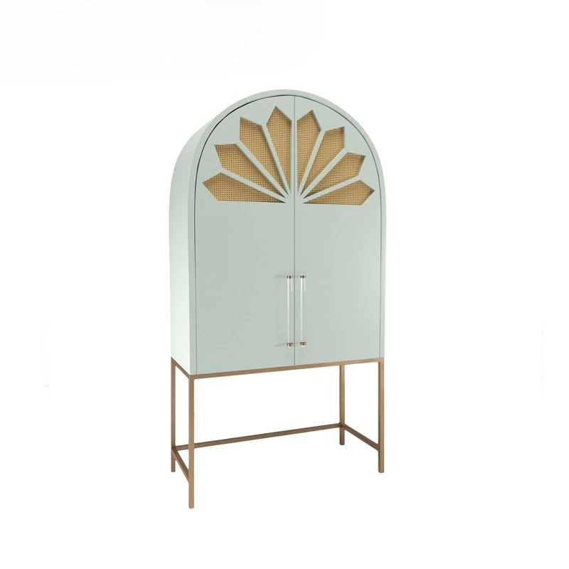 Modern hotel art display cabinet, gallery-style decorative display cabinet