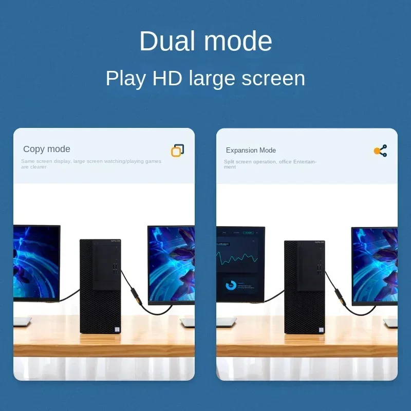 Kabel Transfer HD yang kompatibel DP ke HDMI DisplayPort Shell kecil DP ke kabel Transfer Video yang kompatibel dengan HDMI 4K 60Hz