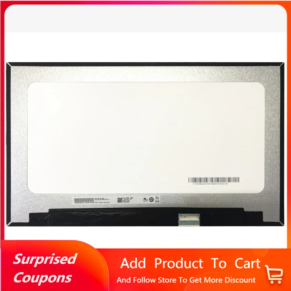 14.0'' HD LED Panel Matrix Matte HD 1366x768 30pins B140XTN07.4 NT140WHM-N45 NT140WHM-N4T for Dell Latitude 5400 5401 P98G001