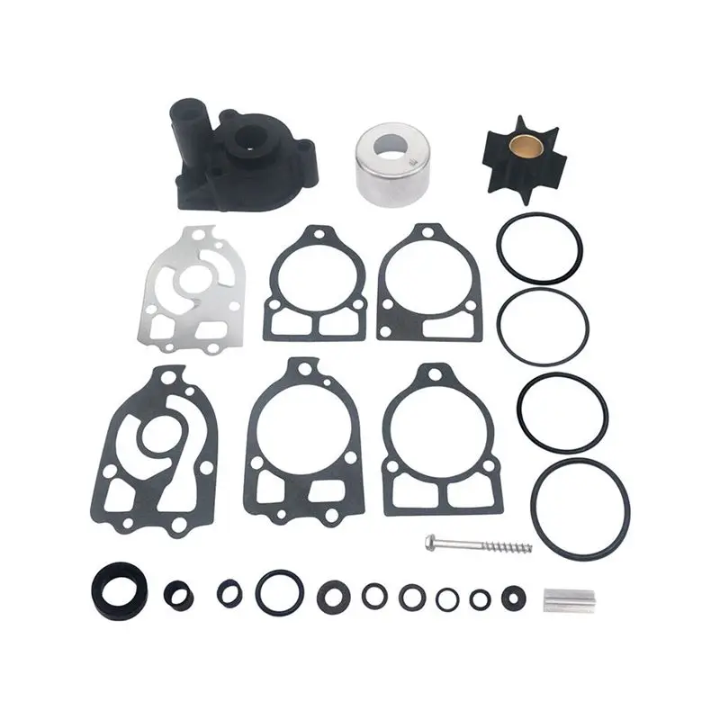 安定したウォーターポンプインペラーキット-w-ハウジング付き-マーキュリー-150-175-200hp-船外機用-18-3517-46-96148a8-46-96148q8