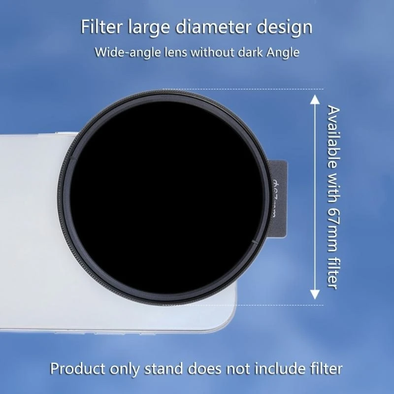 Y2GD 67 -мм фильтр телефона Base Base Mobile Camera Enhancer Simple Installs для телефона 14/15