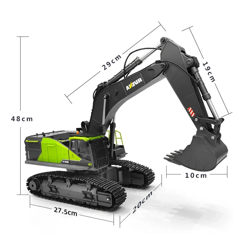 1/14 BAANFU 1593 582 RC Экскаватор Самосвал Гусеничный сплав Трактор-погрузчик 2,4G Радиоуправляемый автомобиль Инженерная игрушка для мальчика