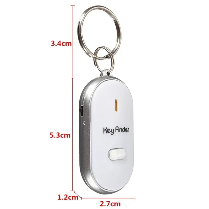 High Quality Anti-Lost Car Key Finder Sensor Locator Find Lost Keys Chain Keychain Whistle Sound Control