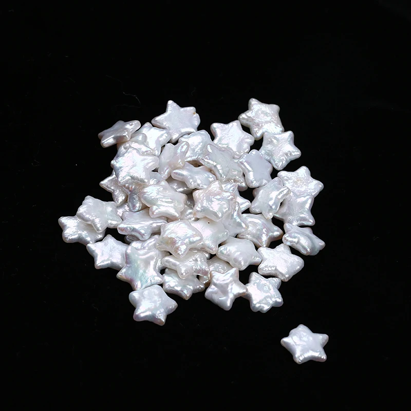 Natural White Pearls Irregular Star Shape Keshi Baroque Loose Freshwater Pearl Beads Wholesale