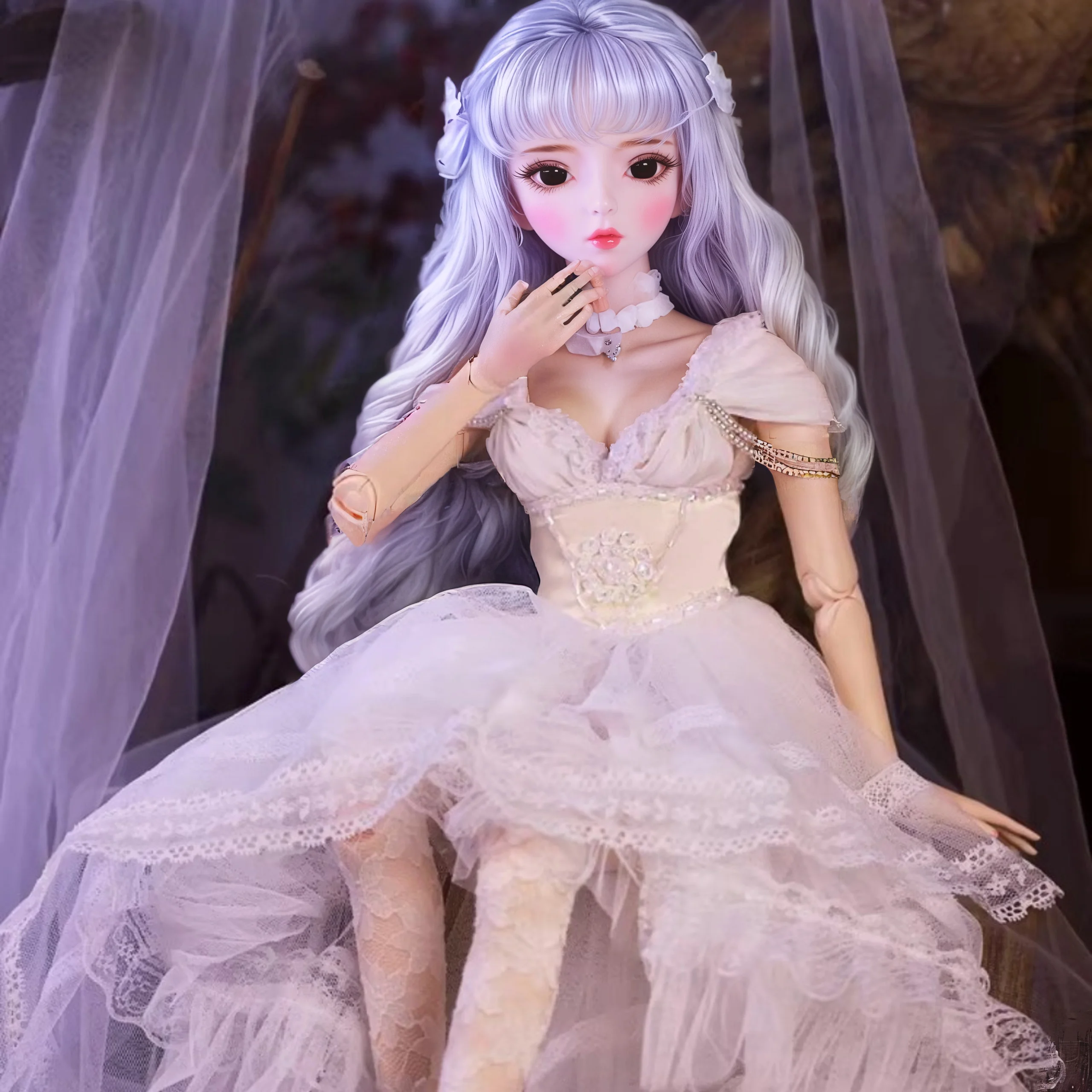 

1/3 scale dolls, doll complete set, children's playmate, surprise collection，random clothing, shoes and headgear accessories