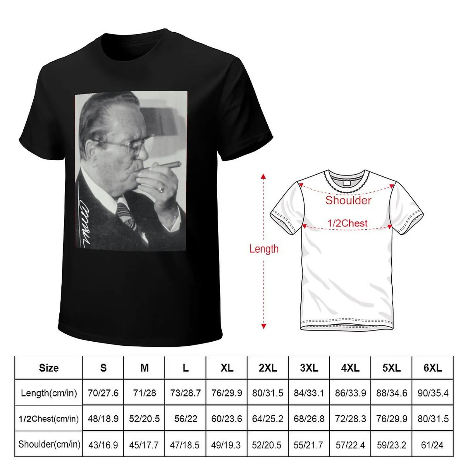 Josip Broz Tito - Yugoslavia T-Shirt Non-Shrink Basic Cotton T-Shirt
