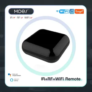 Moes Tuya Wifi IR RF Remoto para aire acondicionado TV Universal Infrarroed El control remoto funciona con Alexa, Google Home 8 mejores ventas rf wifi - №5